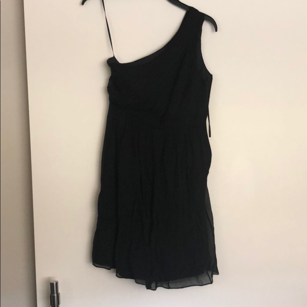 Black knee length dress